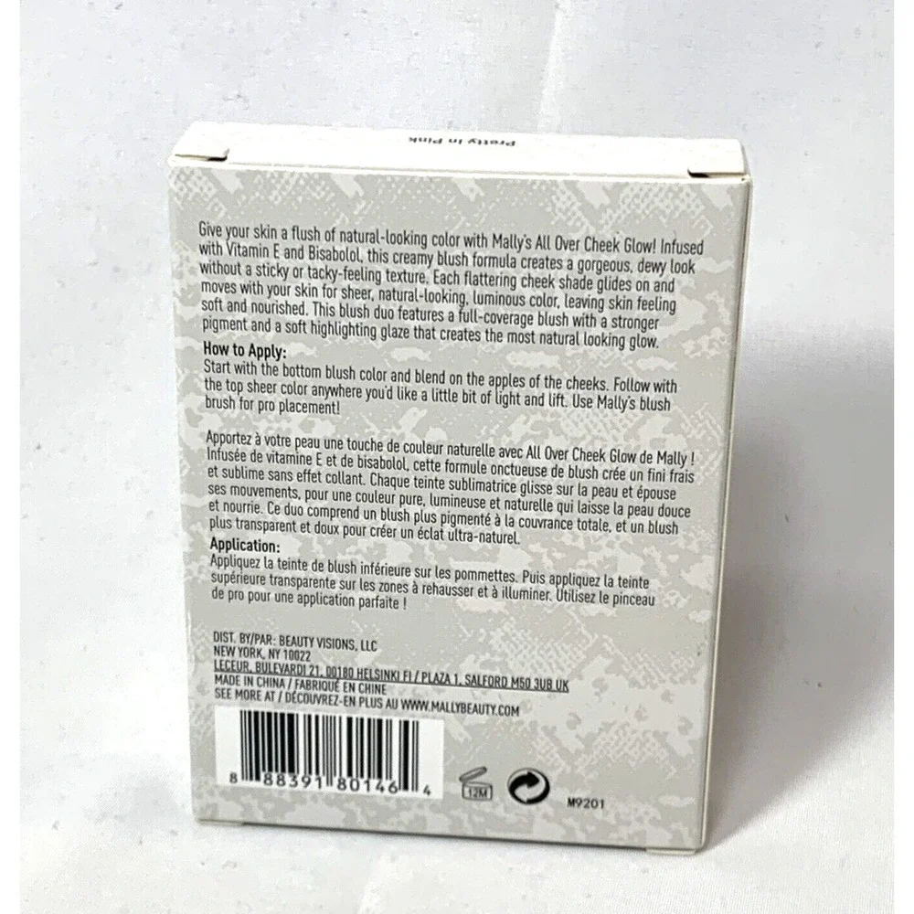 Mally Get Cheeky All Over Cheek Glow - Pretty in Pink - Full Size -New in Box